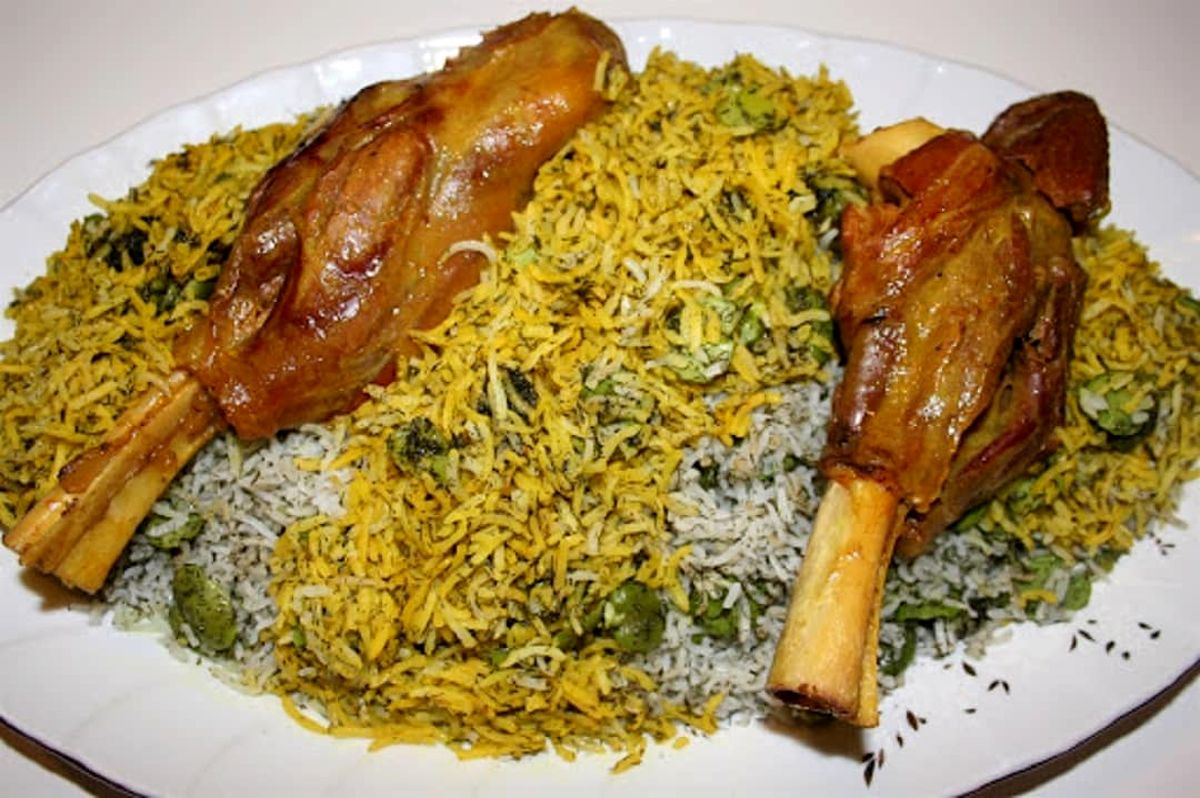 سفارش باقالی پلو با ماهیچه در دبی