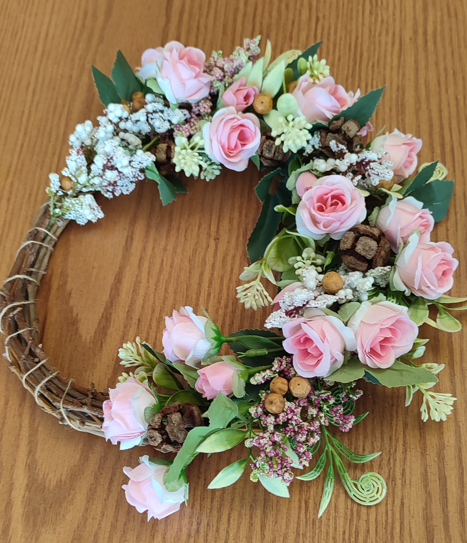 حلقه گل تزئینی 