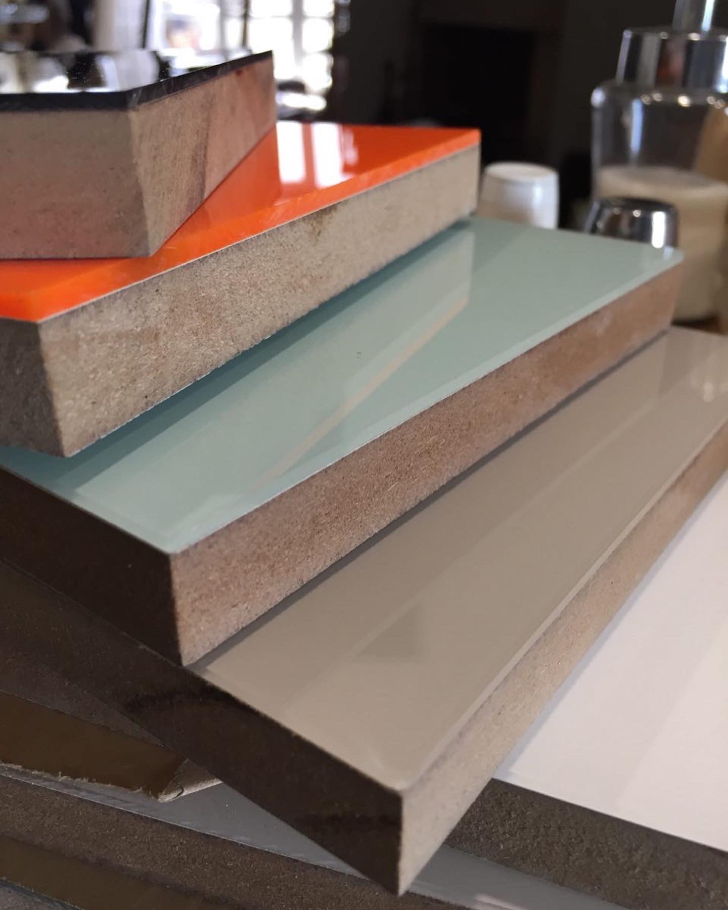 Crystal MDF and glasses sheets