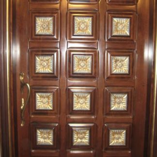 درب های تمام چوب هنری