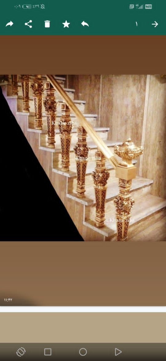 نرده چوبی منبت 