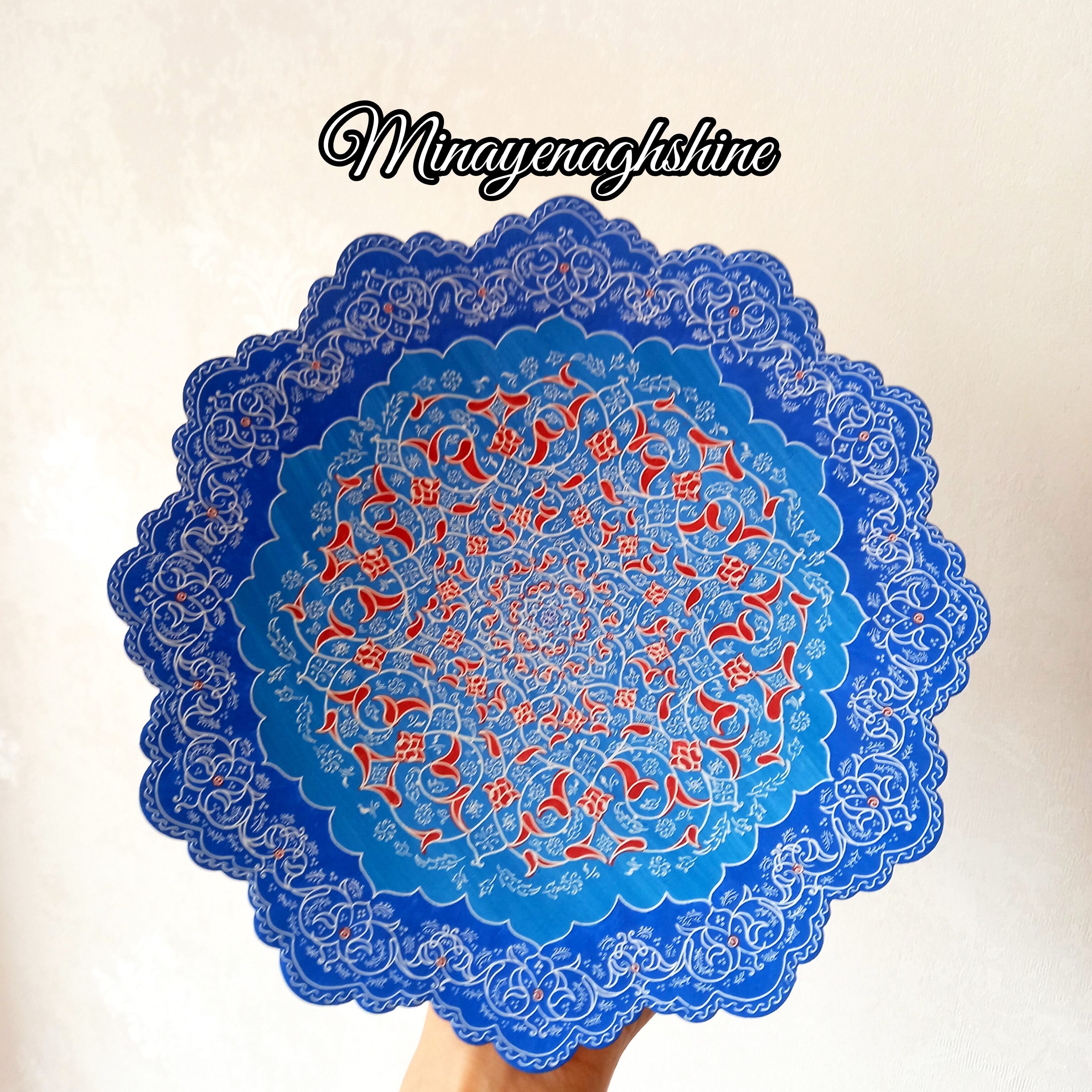 دیوارکوب ۲۵ سانتی میناکاری