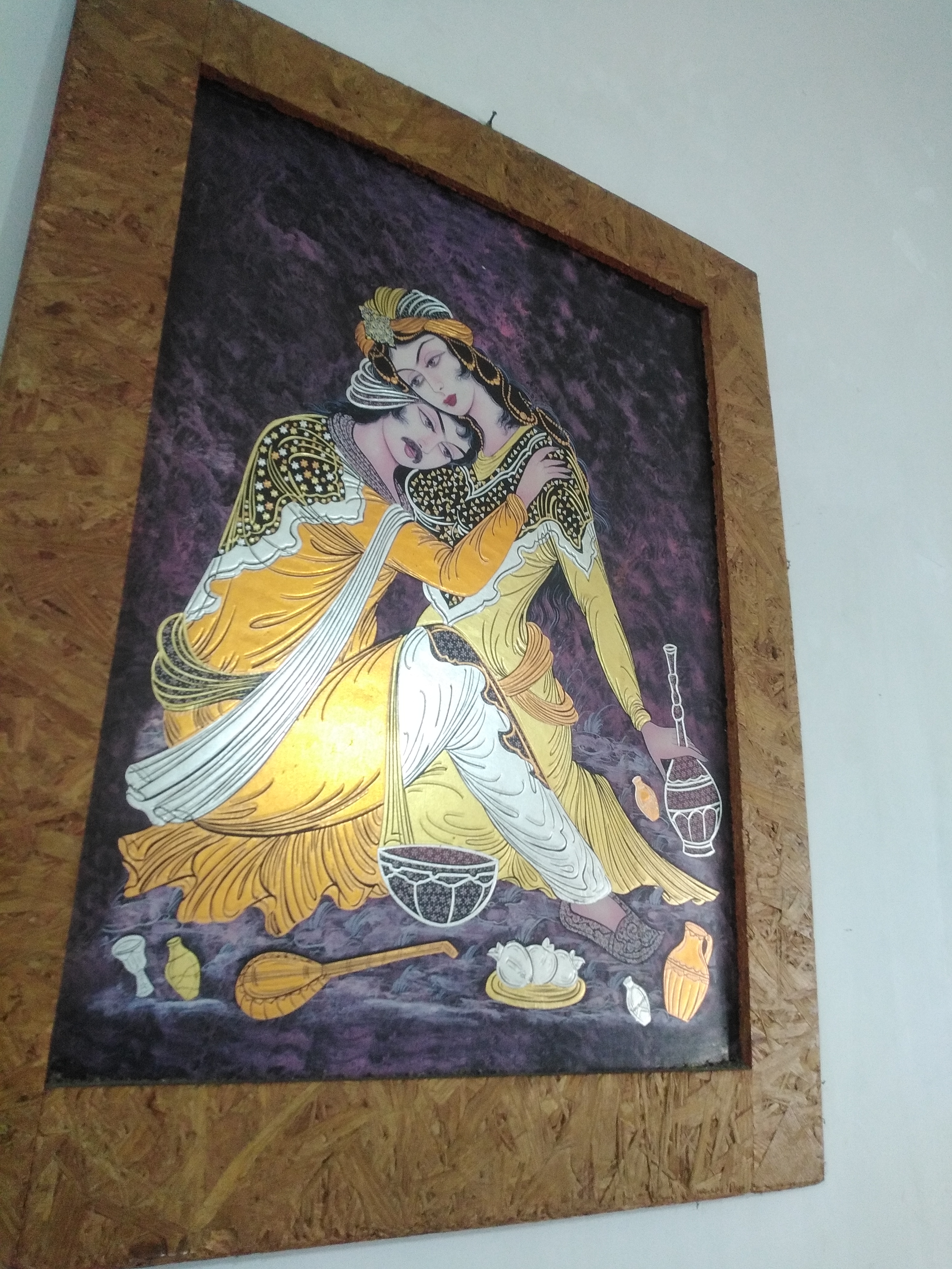 تابلو لیلی ومجنون قدیمی