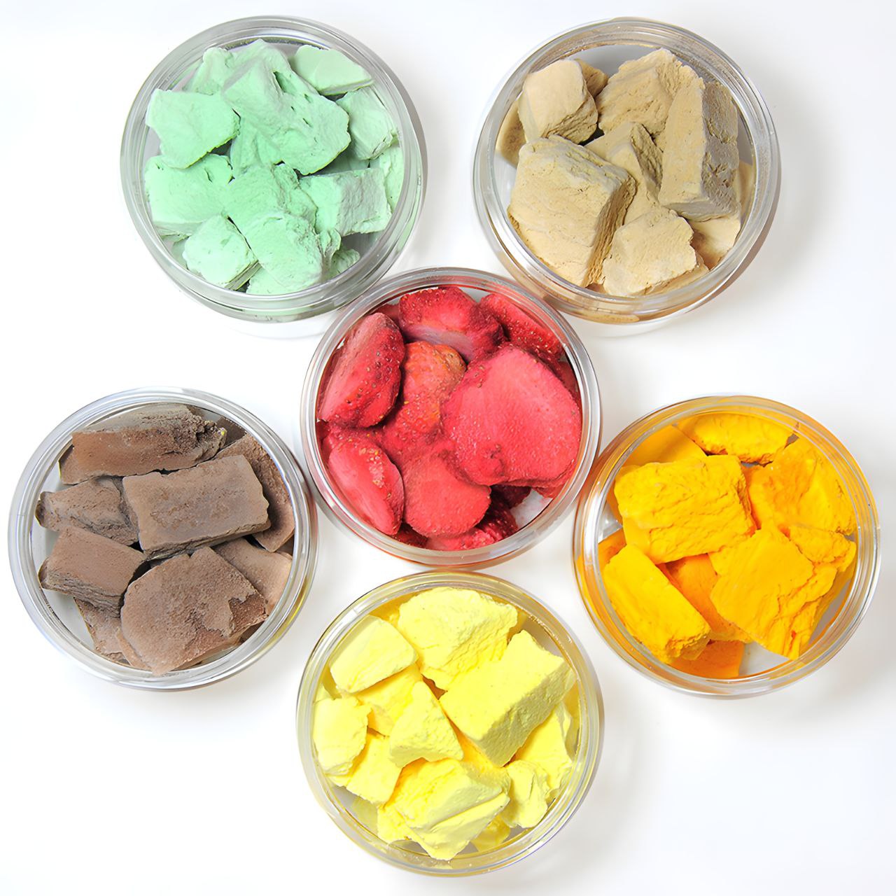 بستنی .میوه پفکی