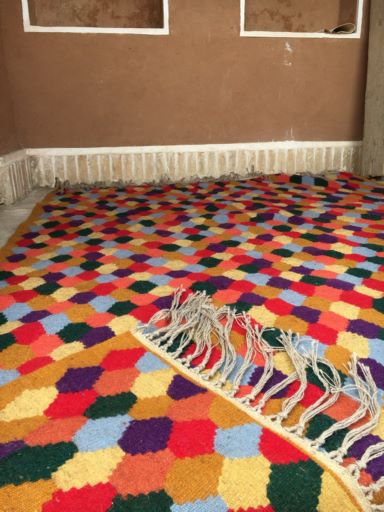 گلیم دستبافت پشمی