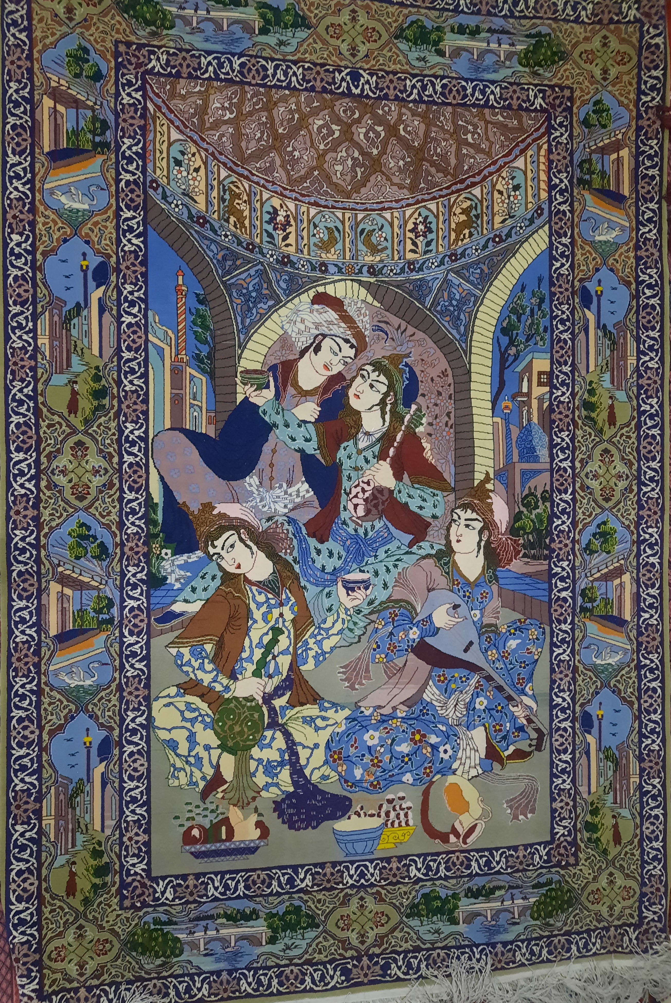 فرش ابریشم