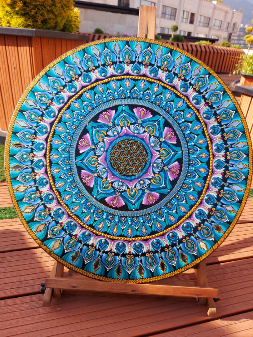 صنایع دستی مینا-Dot Mandala