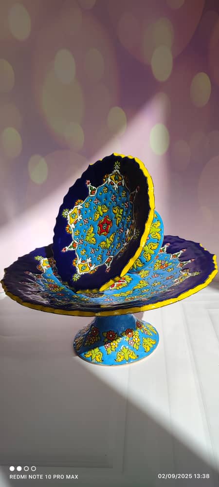 صنایع دستی ظروف مینا کاری 