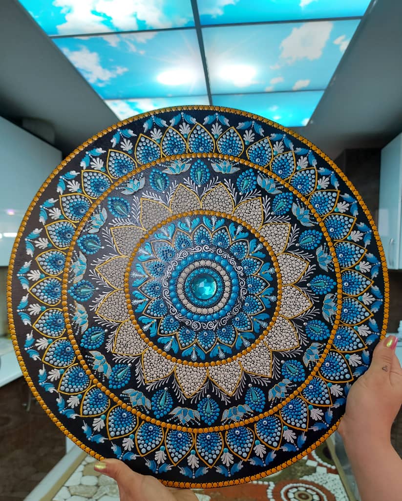 صنایع دستی مینا-Dot Mandala