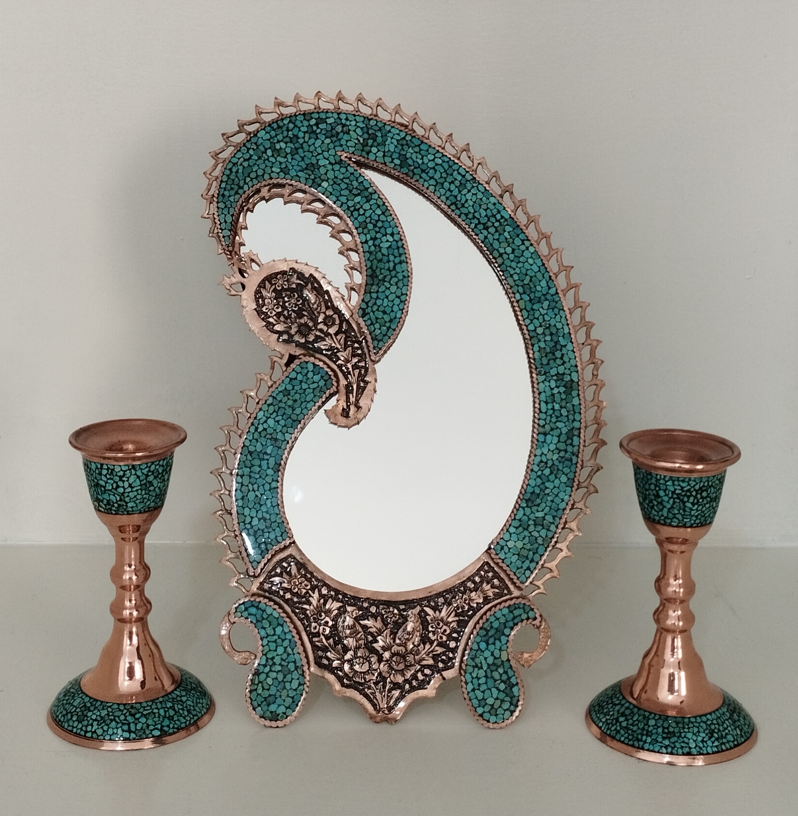فیروزه کوبی صنایع دستی اصفهان 