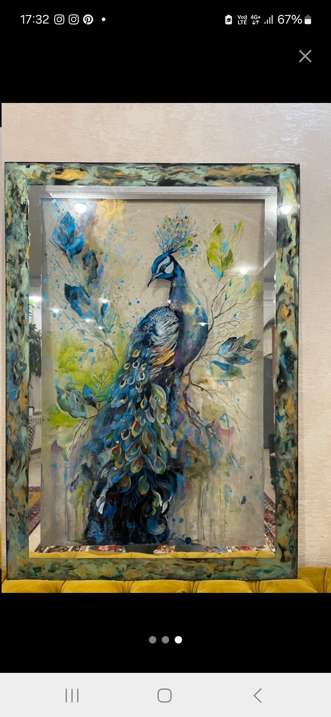 نقاشی پشت شیشه