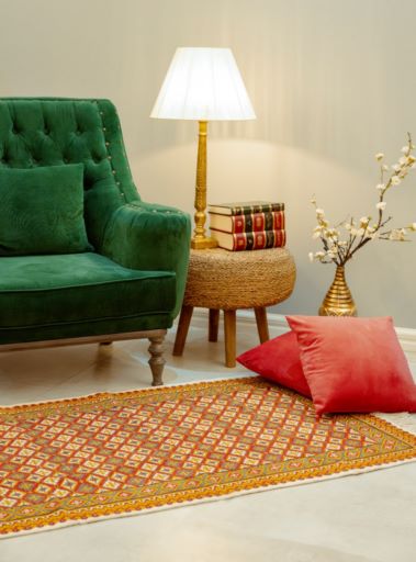 گلیم فرش قلمکار سلطانی