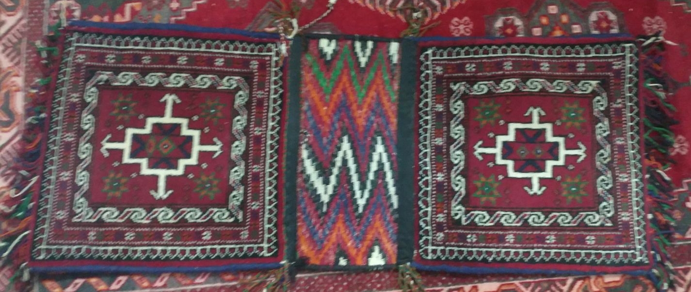 خورجین موتور بافت قالیچه دستباف 