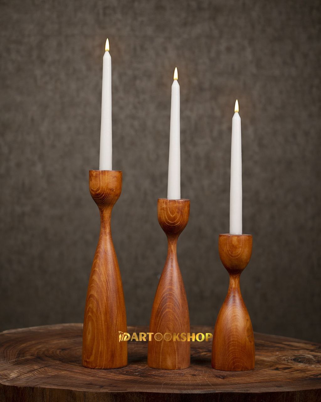 جاشمعی و استند چوبی شیک