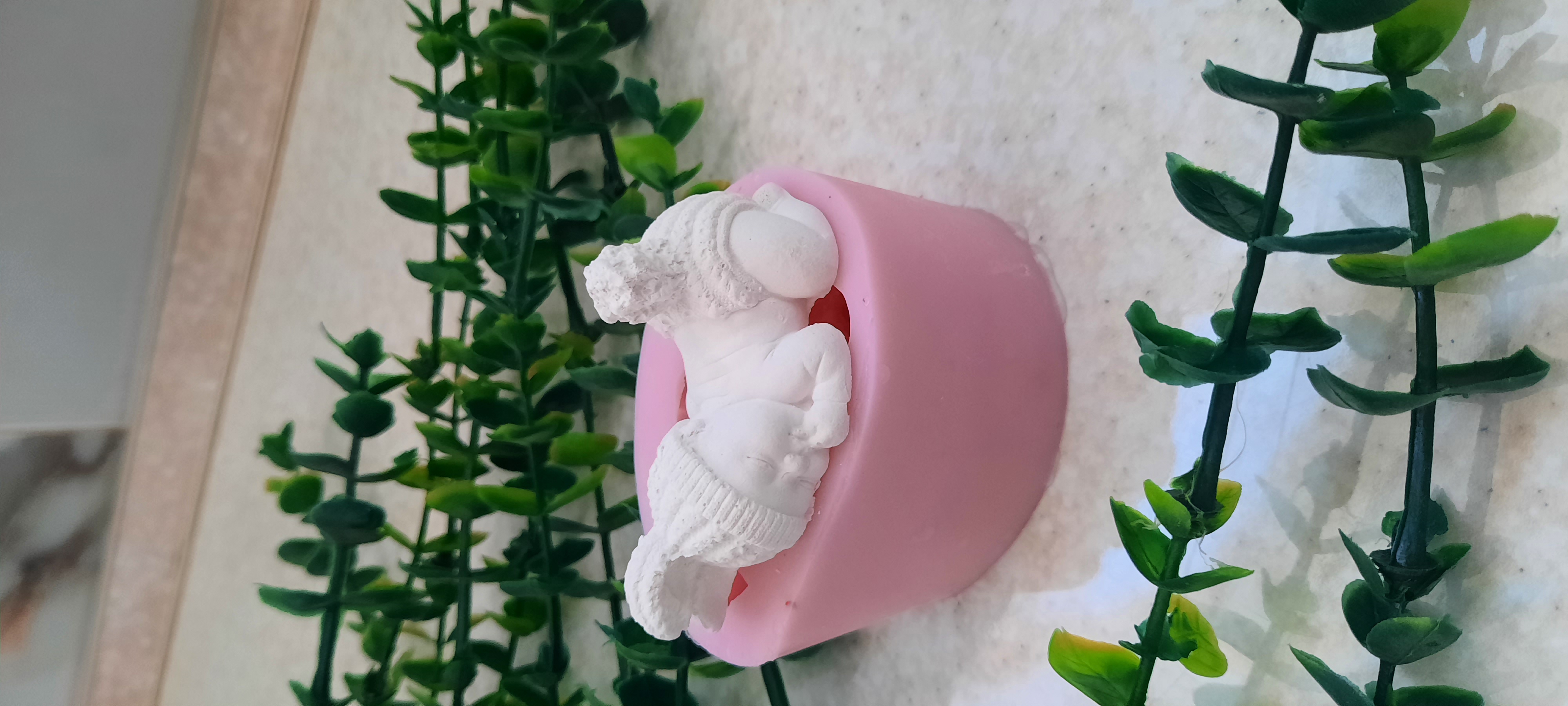 قالب سیلیکونی سنگ و شمع