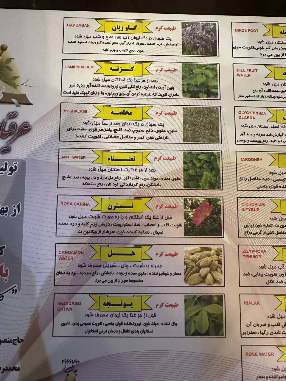 گلاب و عرقیجات 