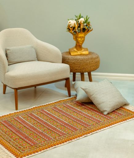 گلیم فرش قلمکار سلطانی