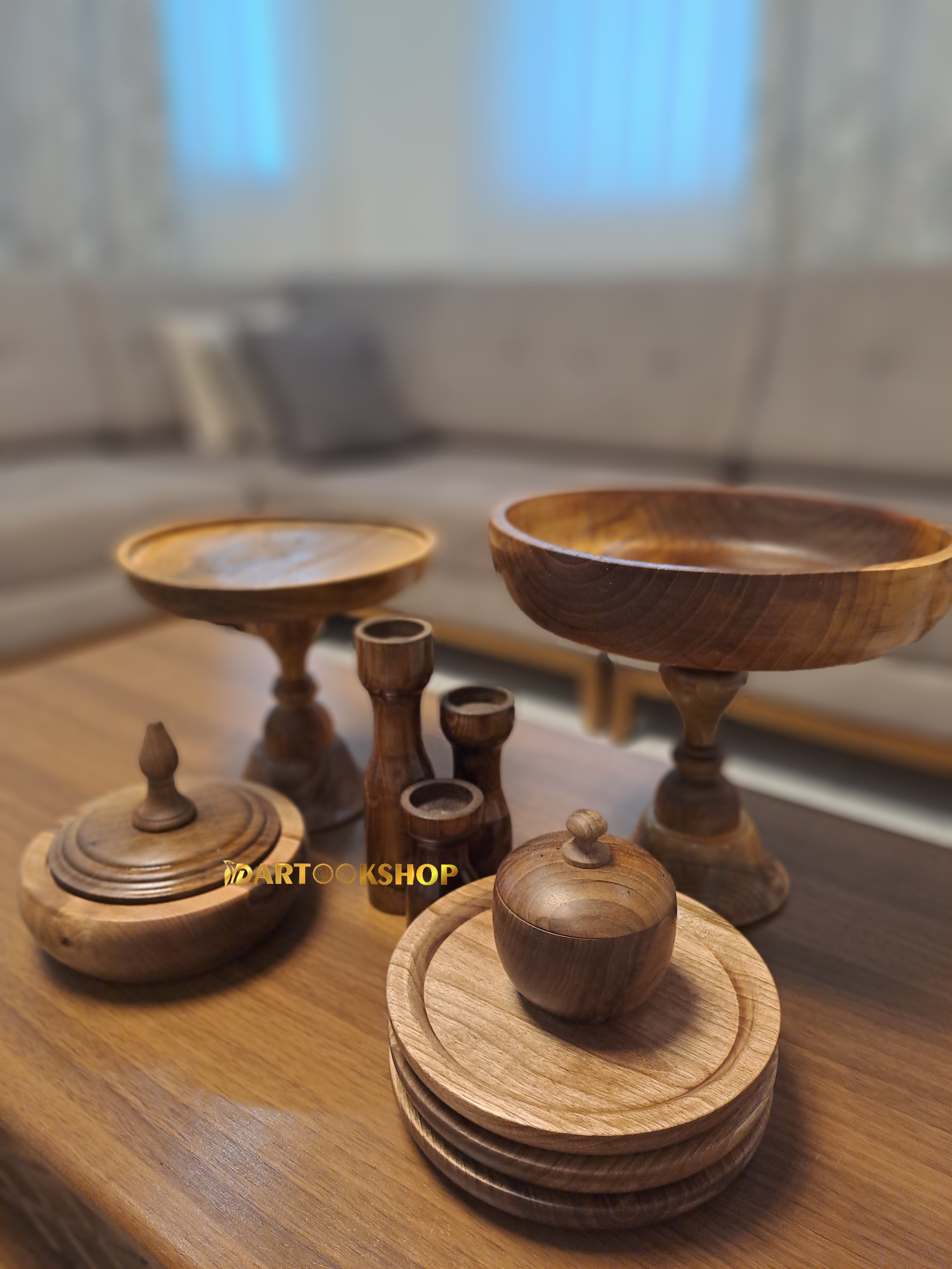 ظروف پذیرایی چوبی شیک و باکیفیت