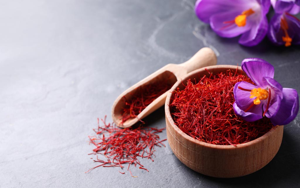 Saffron and cardamom