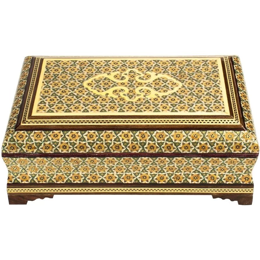 جعبه جواهرات  خاتم کاری