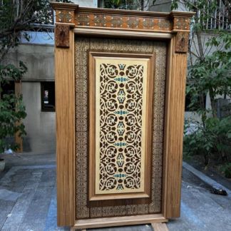 درب های تمام چوب هنری