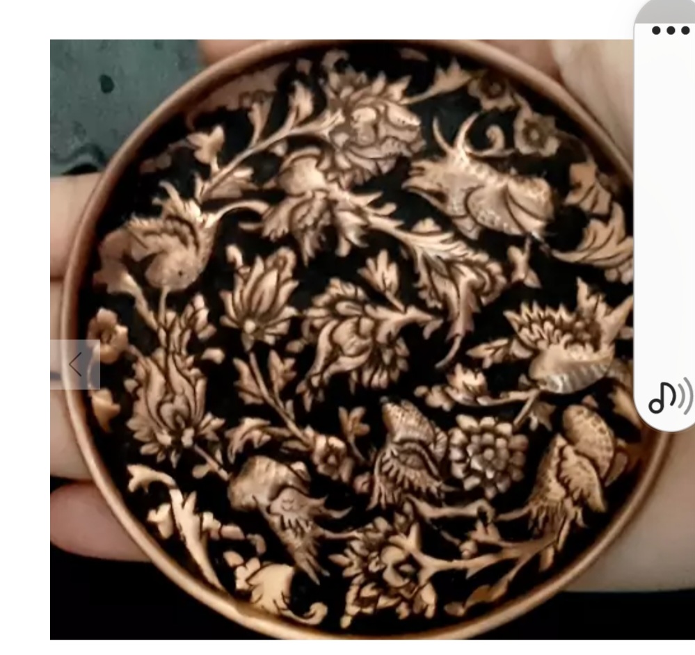 صنایع دستی قلم زنی روی مس