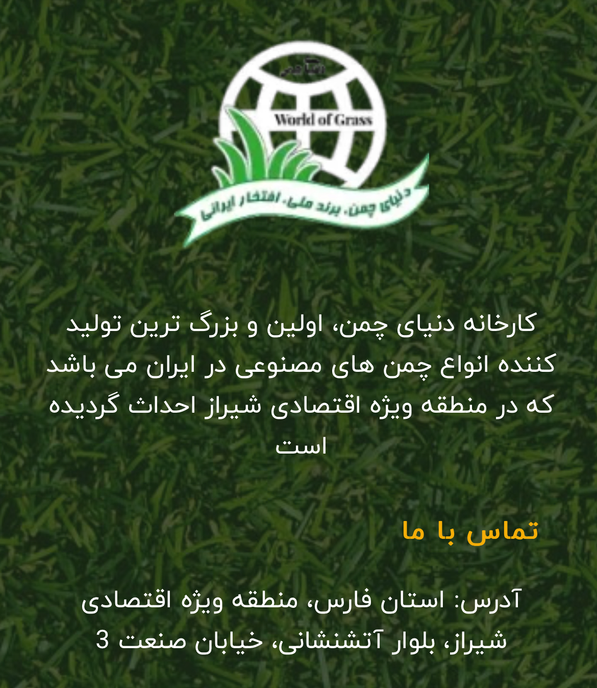 چمن مصنوعی 