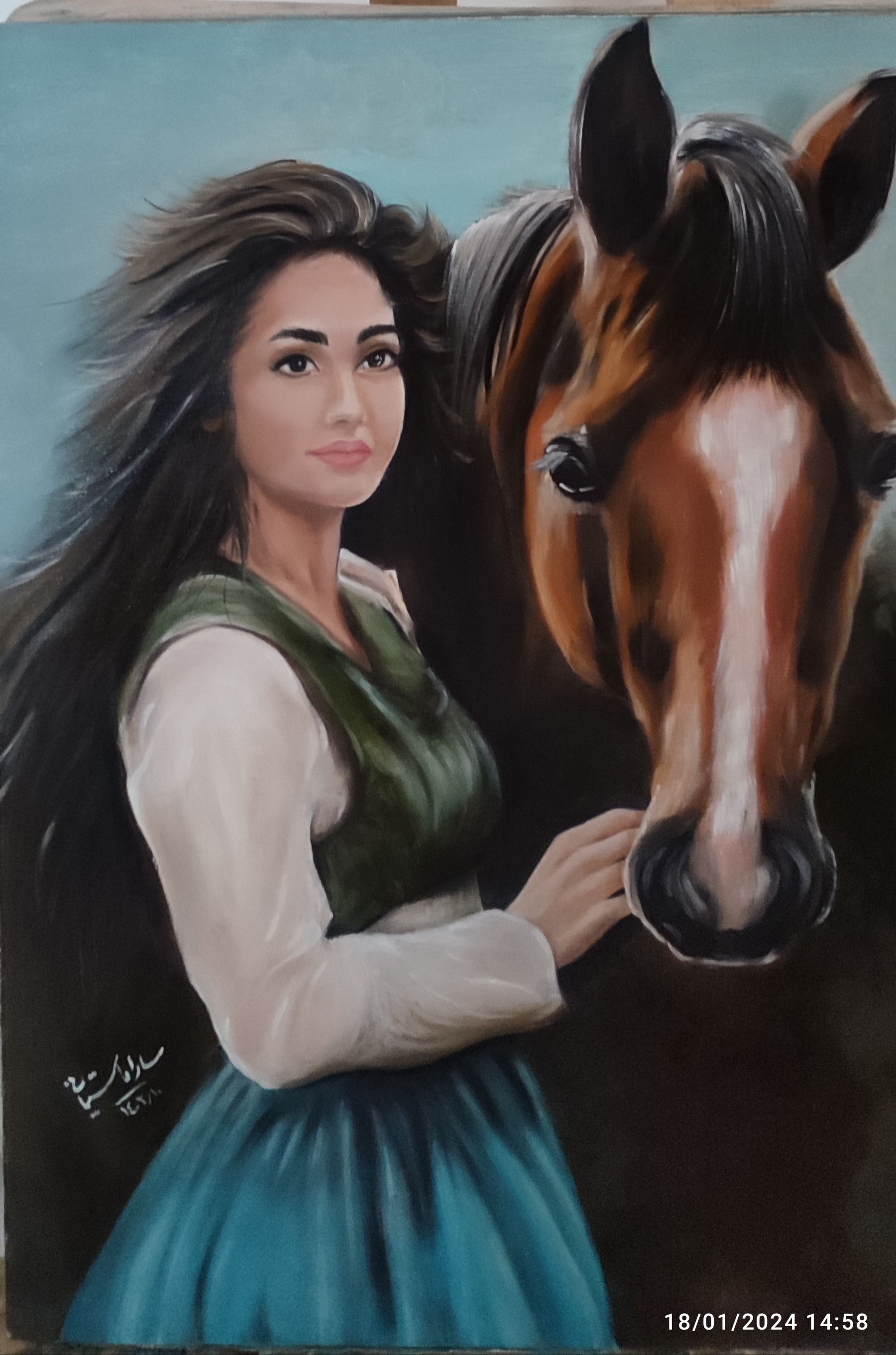 تابلو نقاشی رنگ روغن