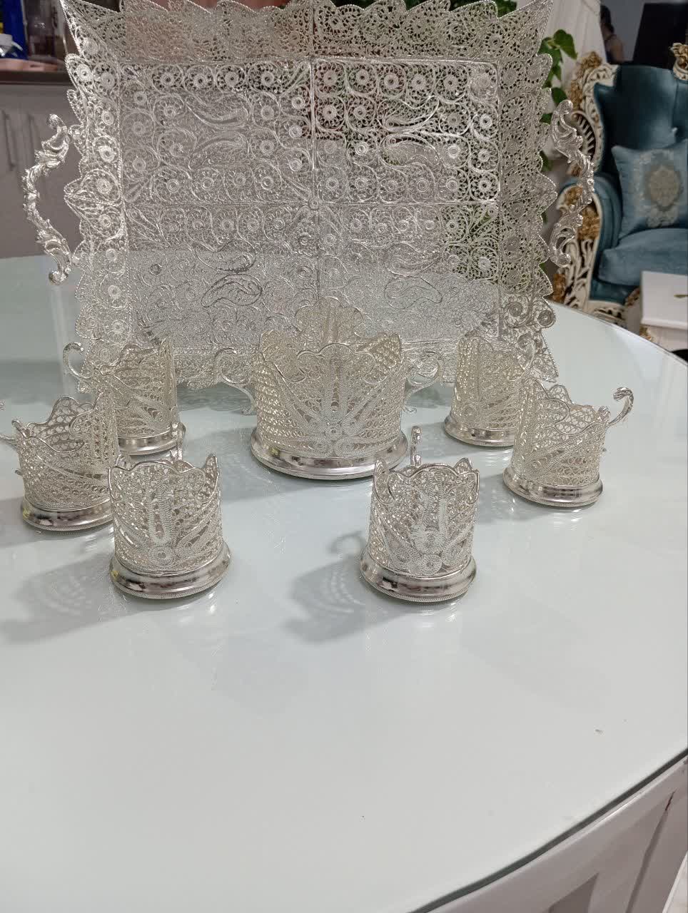 ست پذیرایی ملیله کاری اصفهان