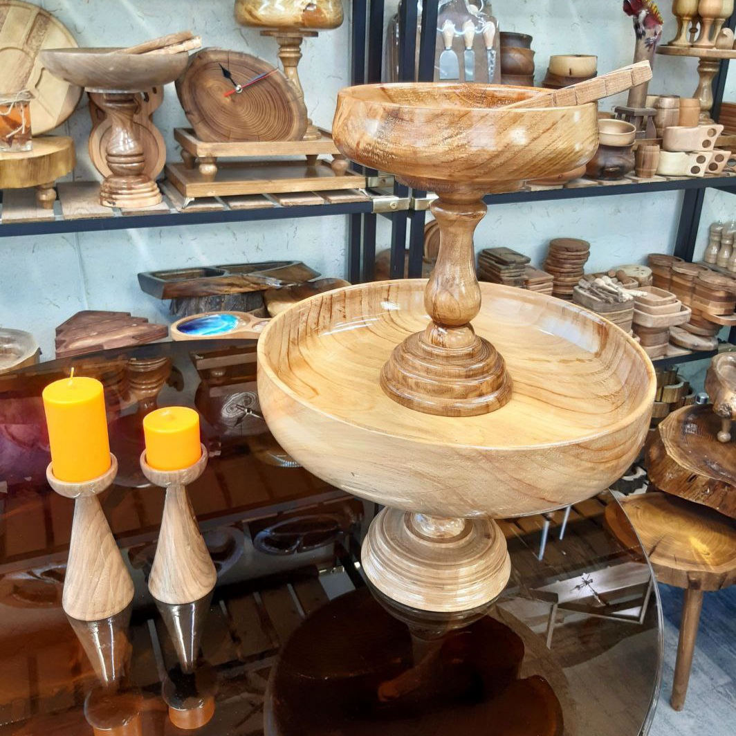سرویس پذیرایی چوب گردو 