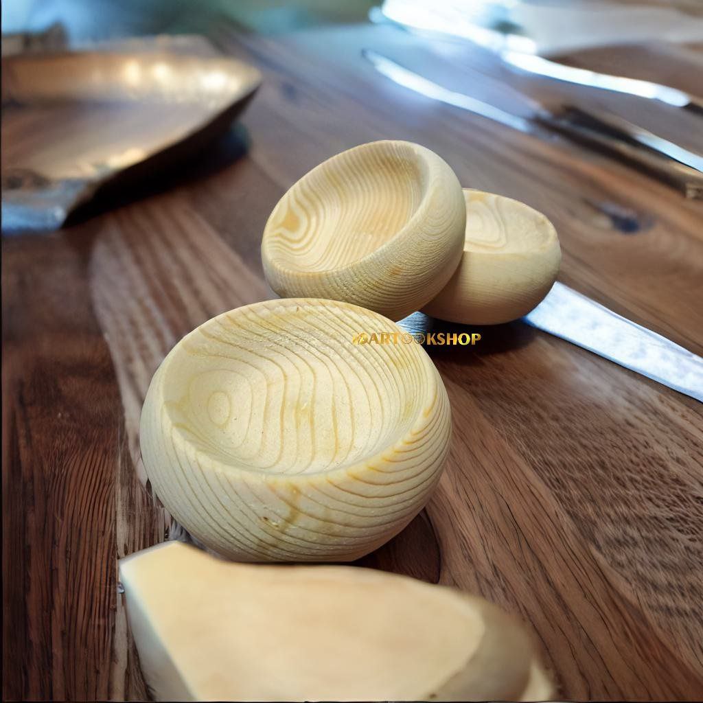 کاسه چوبی شیک خمره ای 