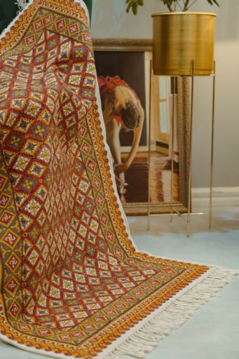 گلیم فرش قلمکار سلطانی