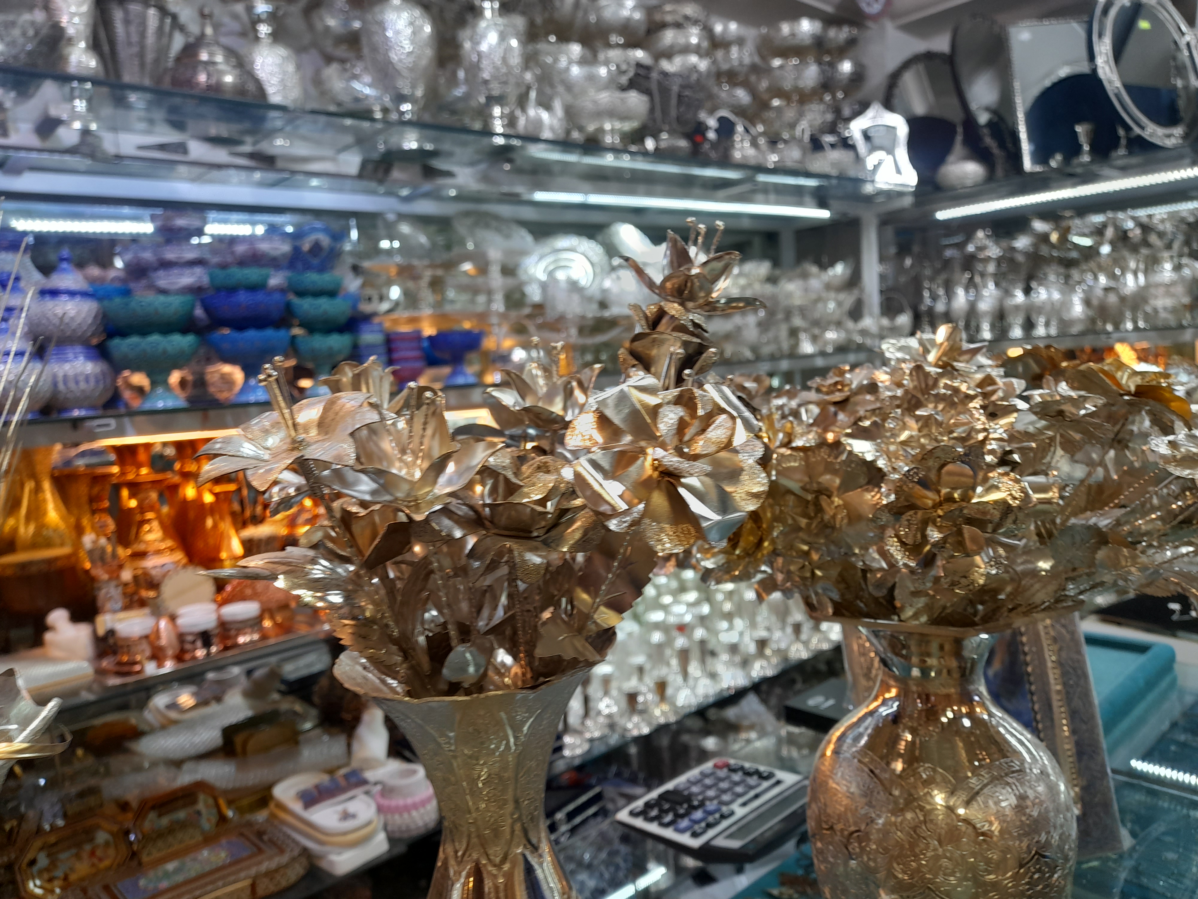 گل و گندم تمام نقره زینتی