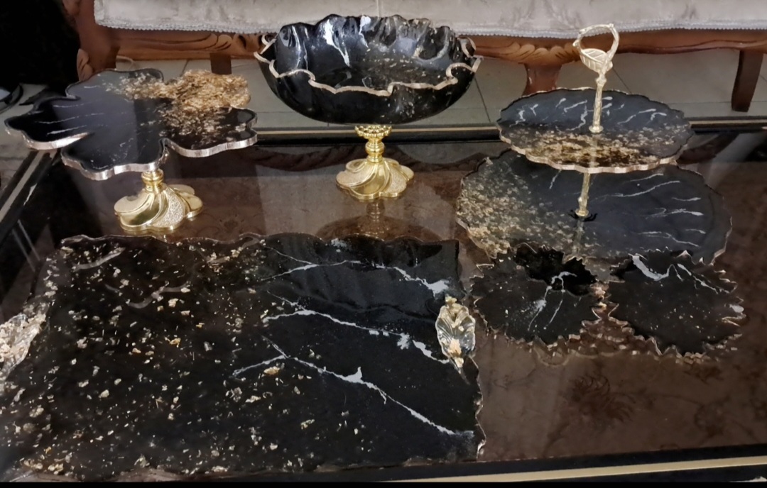 ست سرویس پذیرایی رزینی