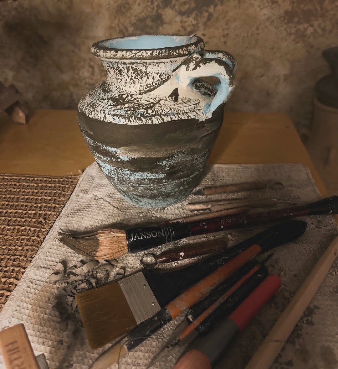 گلدان دست ساز