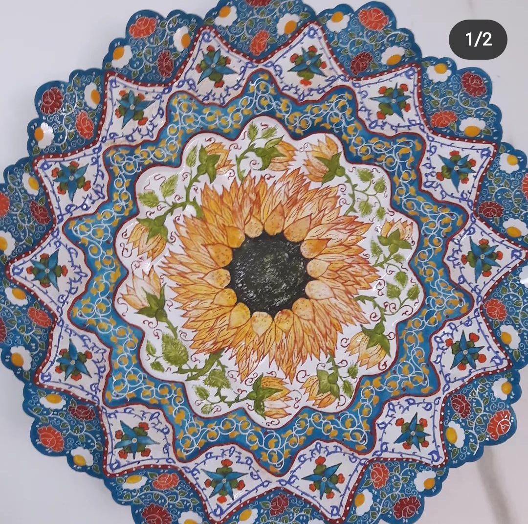 میناکاری روی مس نقاشی شیرازی 