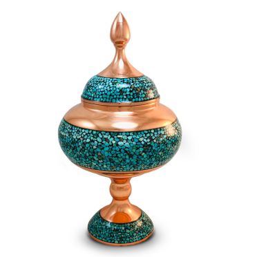 شکلات خوری فیروزه کوب پایه دار 