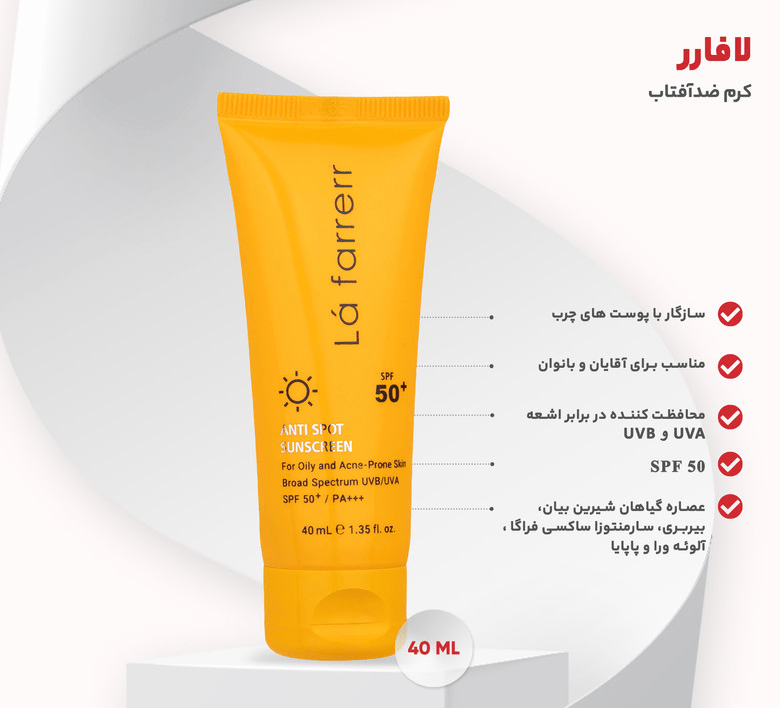 کرم ضدافتاب وضدلک لافارر