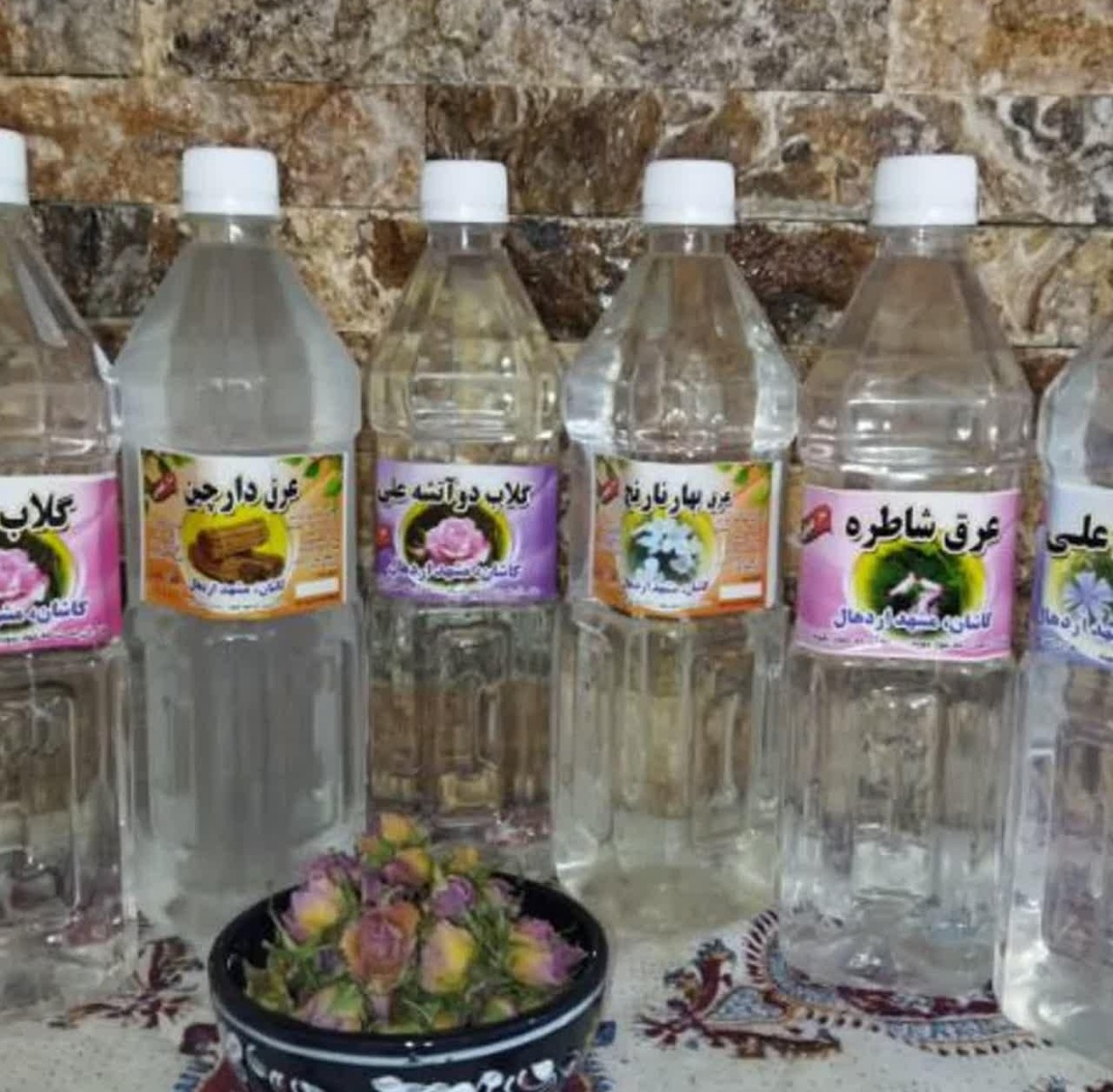 عرق نعنا، عرق گلاب، عرق بیدمشک،