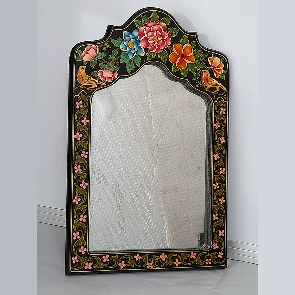 اینه چوبی نقاشی شده 