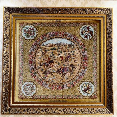 تابلو فرش های ابریشم 