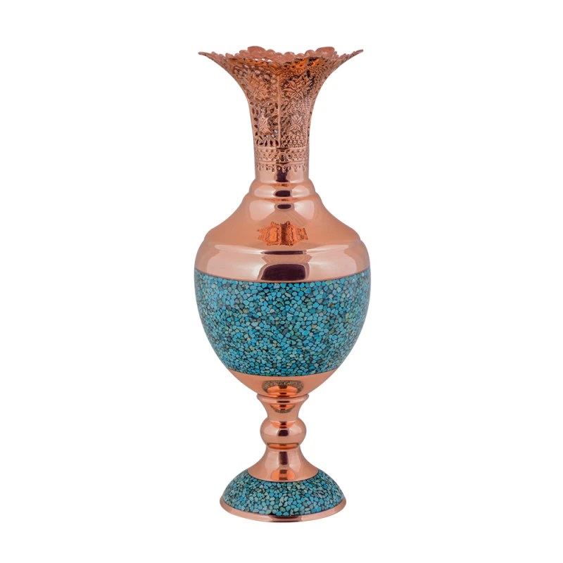 گلدان فیروزه کوبی 