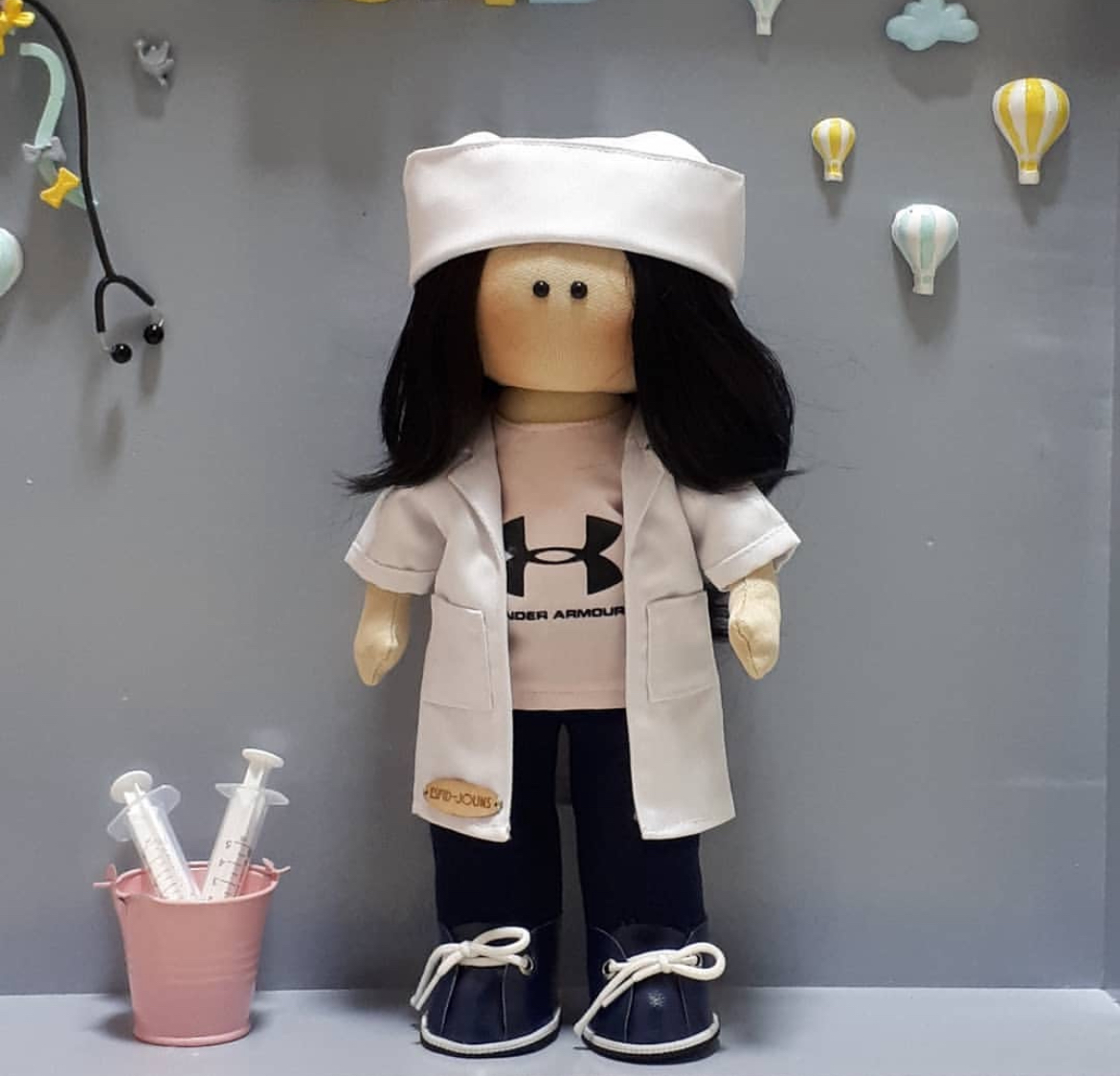 عروسک دست ساز پزشک و پرستار