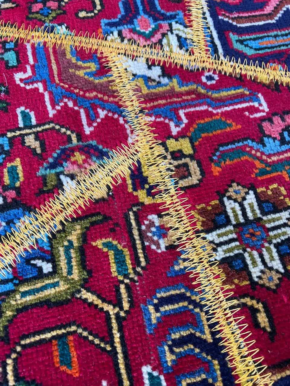 فرش چهل تیکه دستبافت اصیل