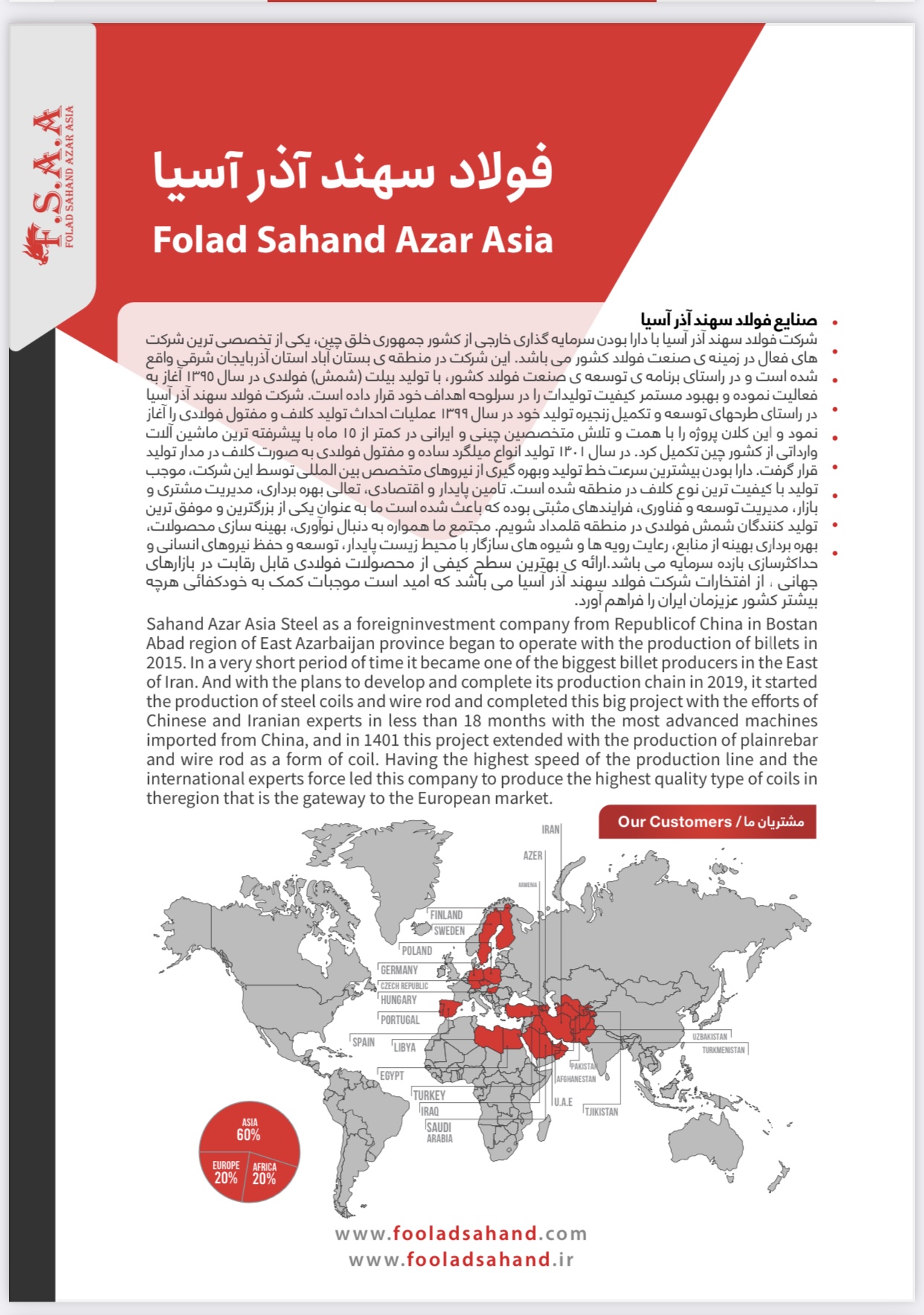 فروش کلاف فولادی بستان آباد