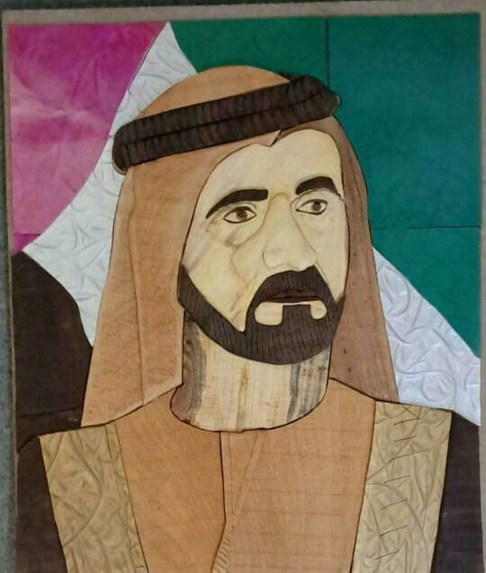 ترصيع الخشب للشیخ محمد بن راشد