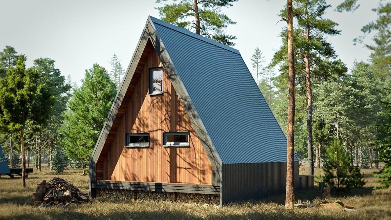 Prefab wooden house
