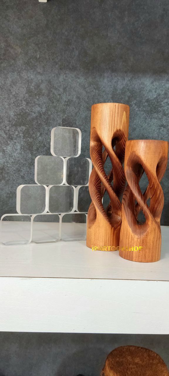 جاشمعی و استند چوبی شیک