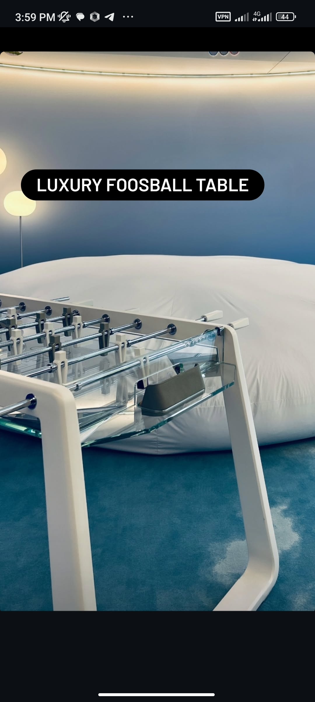 Luxury foosball table 