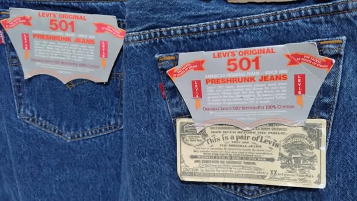 شلوار لیوایز501 کلکسیونی وینتیج 1987USA